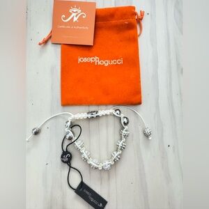 Joseph Nogucci crystal bead adjustable bracelet NWT